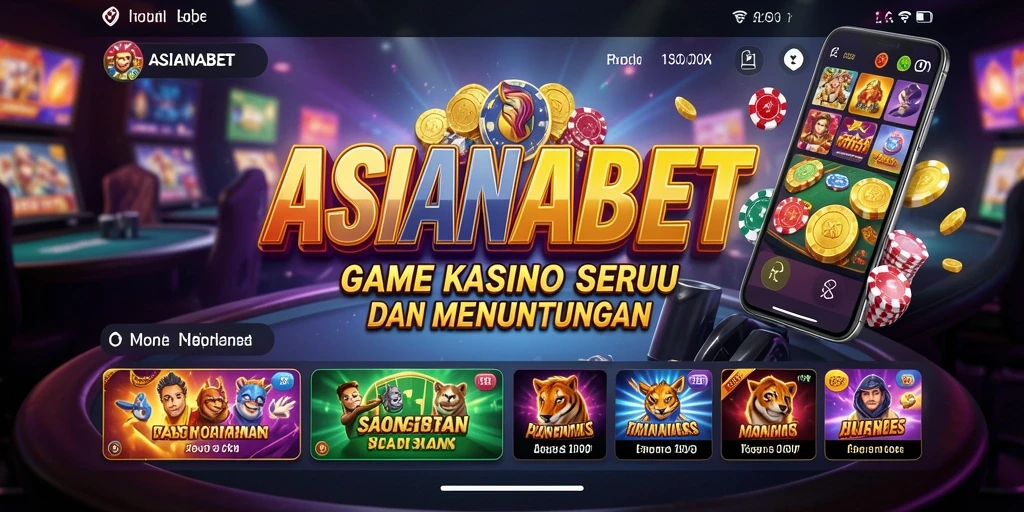 Tampilan permainan Kasino seru di ASIANABET dengan grafis menarik.