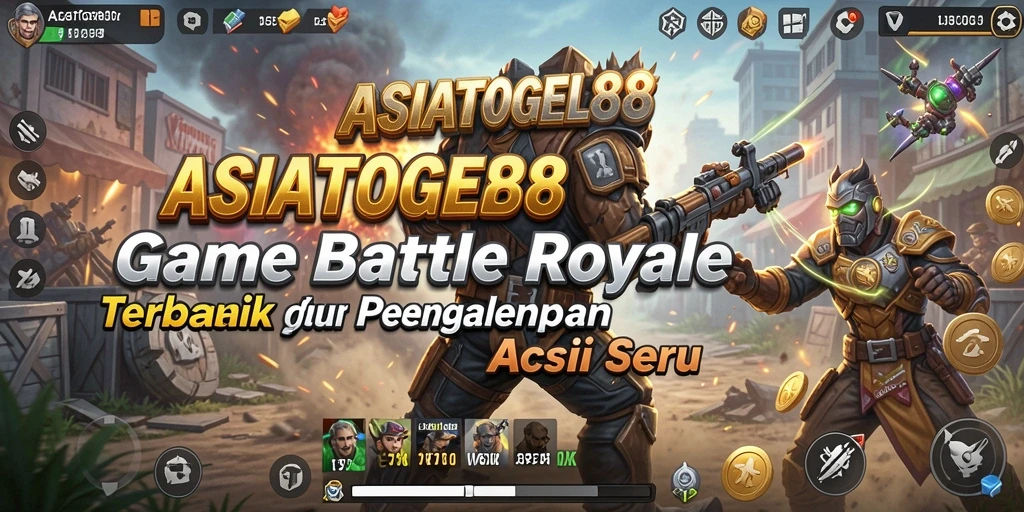 Gameplay seru dalam ASIATOGEL88 yang menampilkan pertarungan Battle Royale.