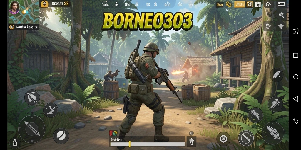 Tampilan gameplay seru di BORNEO303 dengan aksi mendebarkan.