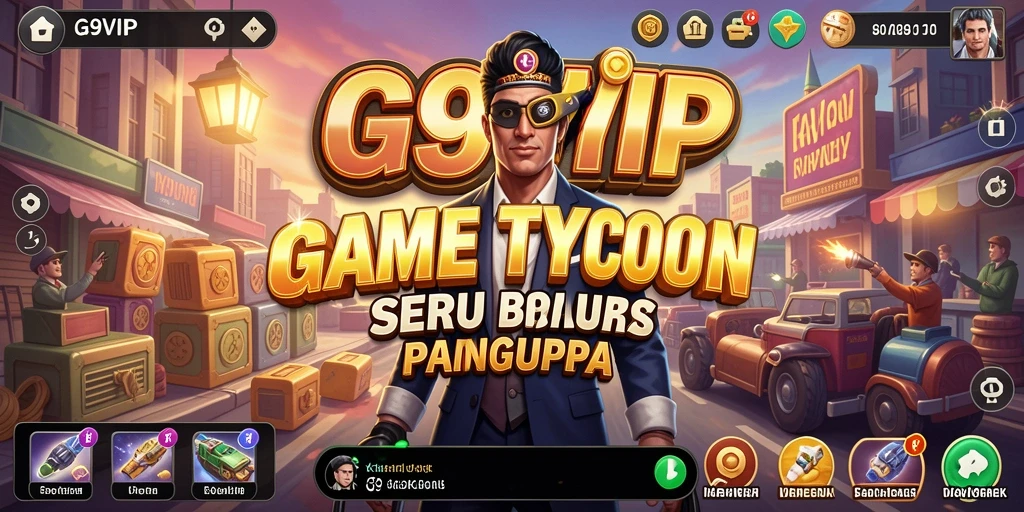 Tampilan gameplay G9VIP yang seru dan penuh strategi Tycoon.
