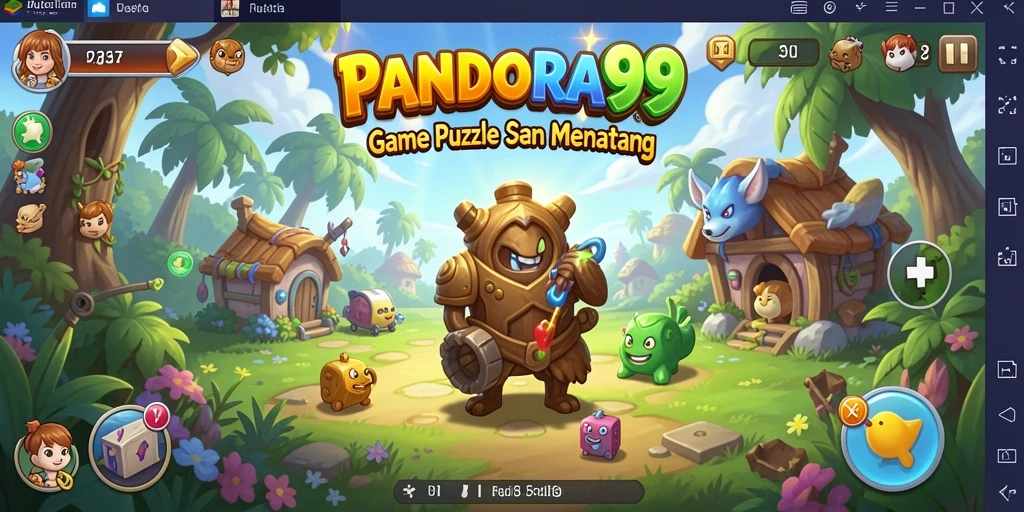 Tampilan screenshot PANDORA99 menampilkan gameplay seru dan menyenangkan.
