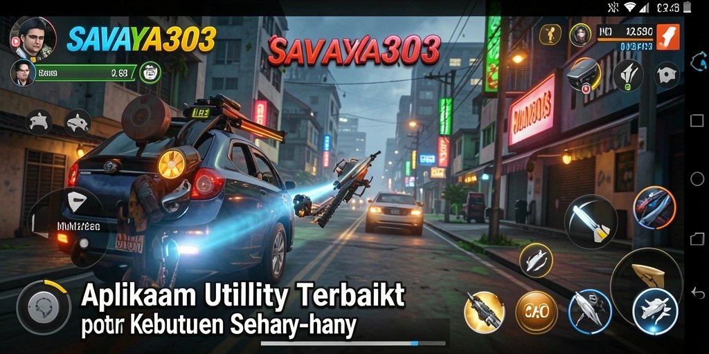 Tangkapan layar SAVAYA303 menunjukkan antarmuka aplikasi Utility yang intuitif.